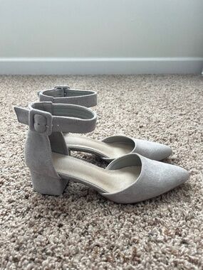 Light grey heels